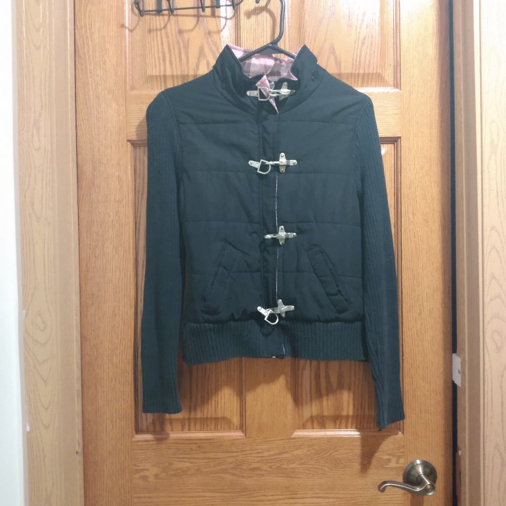 JJ Basics Women's Size M Jacket Y2K Extreme Metal Clasp